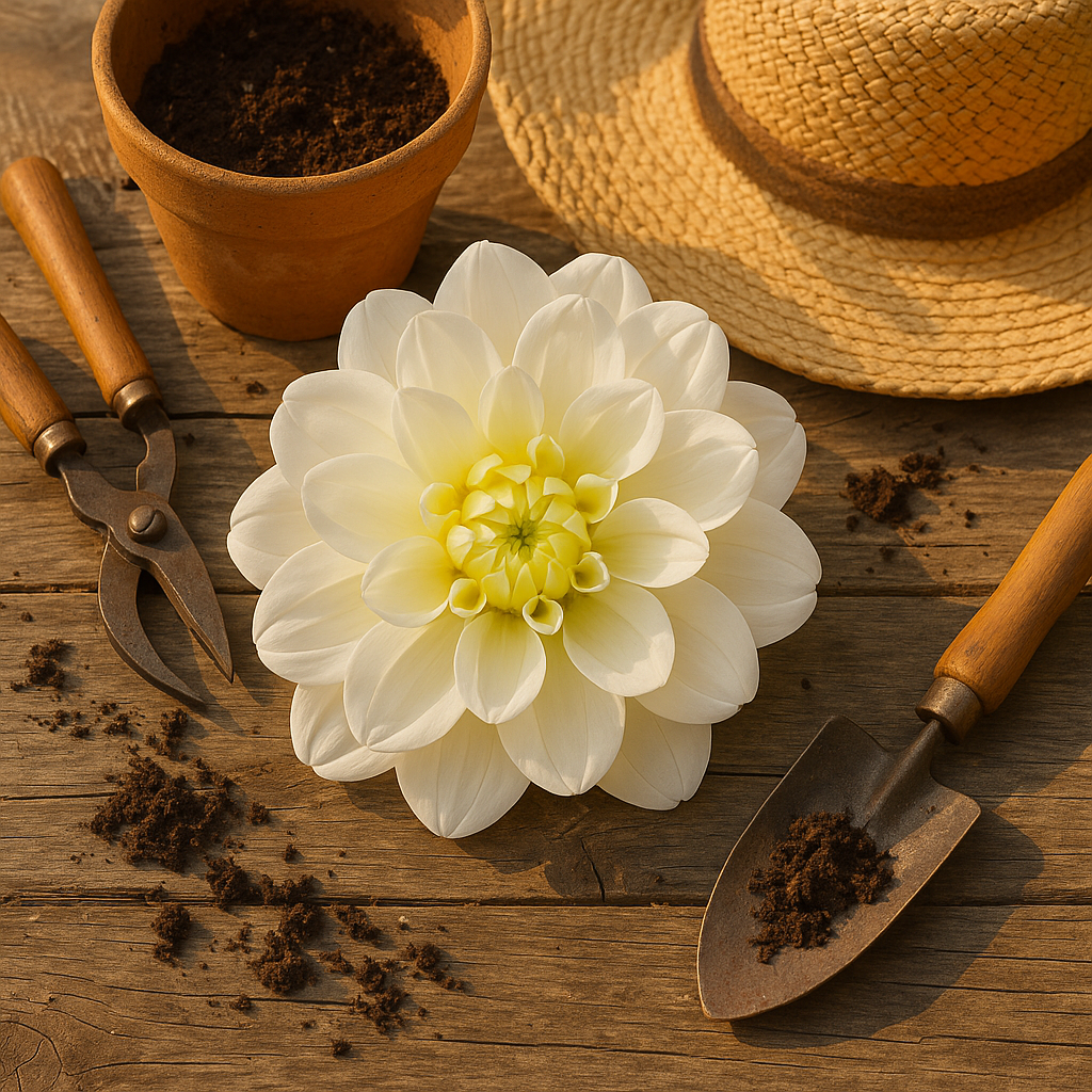 Frendorf | 34 cm Künstliche Dahlienblume Realistischer Fake-Dahlienstrauß für Wohnkultur Hochzeitsarrangements Tischdekorationen und Blumenarrangements Lebenstaugliche Kunst-Dahlie mit weichen Blütenblättern und strapazierfähigen Stielen