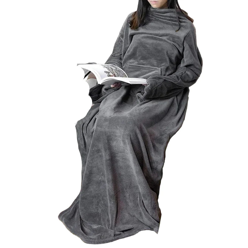 Frendorf | Bequeme Decke mit Kängurutasche für Entspannungsliebhaber