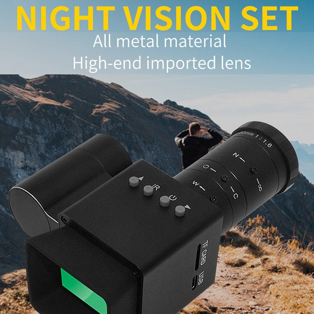 1080P Tragbare Nachtsichtkamera mit 1,54-Zoll-Display für Tag/Nacht-Nutzung, Foto-/Videoaufnahme, Infrarot-Digital für Outdoor-Aktivitäten