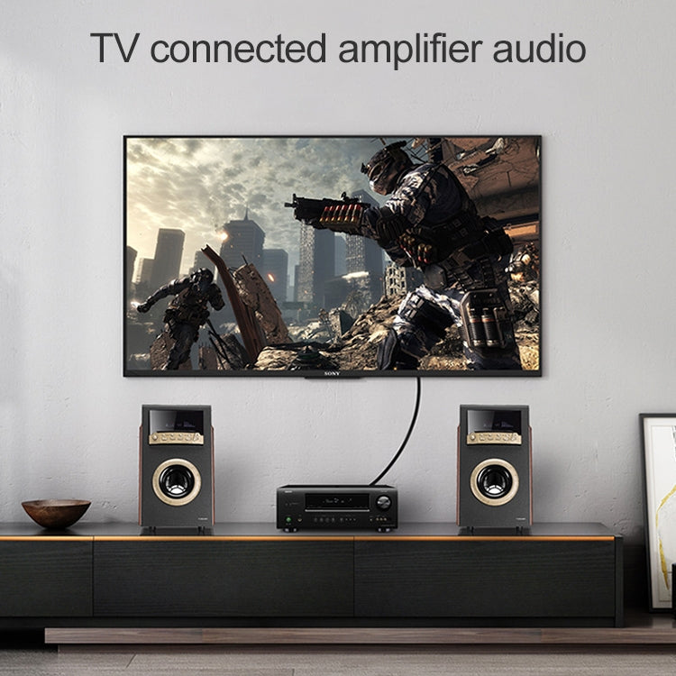 Frendorf | 30m EMK OD2.2mm Digital Audio Optisches Glasfaser-Kabel Kunststoff Lautsprecher Balance-Kabel (Silber Grau)