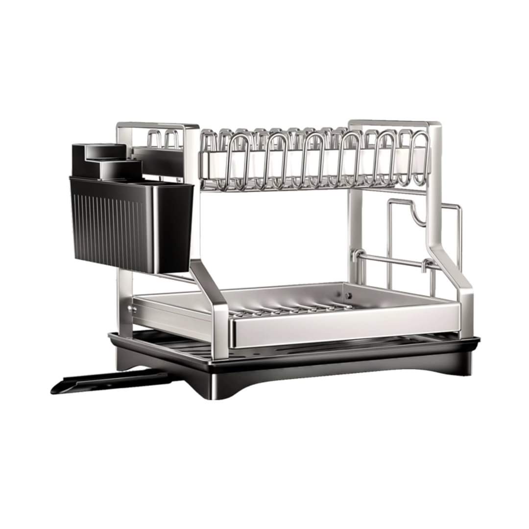 Frendorf | 2-Tier Küchen Geschirrständer