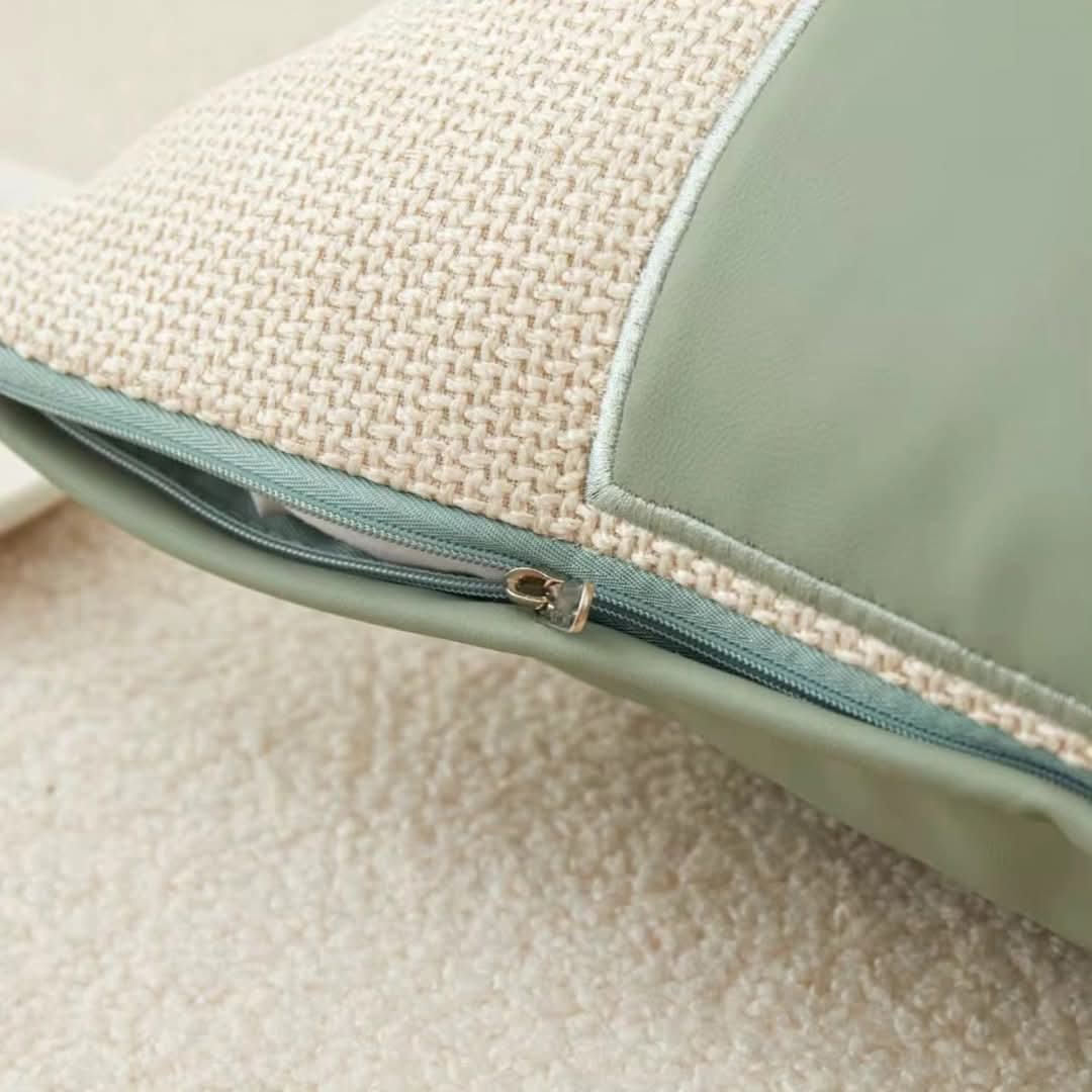 Frendorf | Geometrische Stickerei Kissenbezug