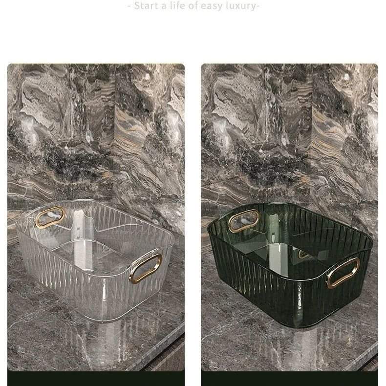 Frendorf | 3 Stück Multifunktionale Goldbeschichtete Aufbewahrungsbox