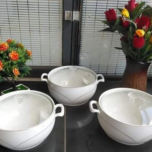 Frendorf | 3-teiliges Keramik Servierauflaufform Set