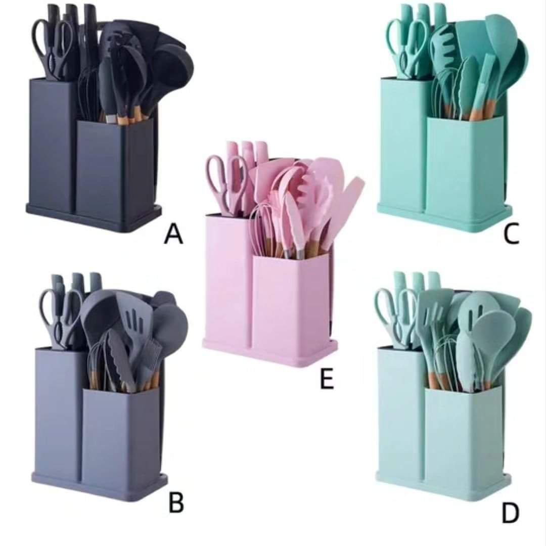 Frendorf | 19-teiliges Besteckset mit Silikonlöffelset