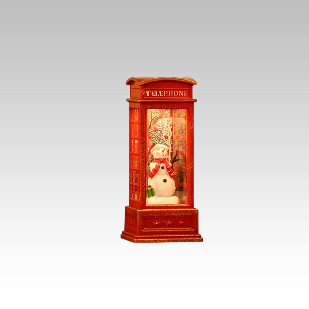 Fügen Sie festlichen Charme zu Ihrem Zuhause mit der Weihnachts-Telefonzelle-Dekoration hinzu