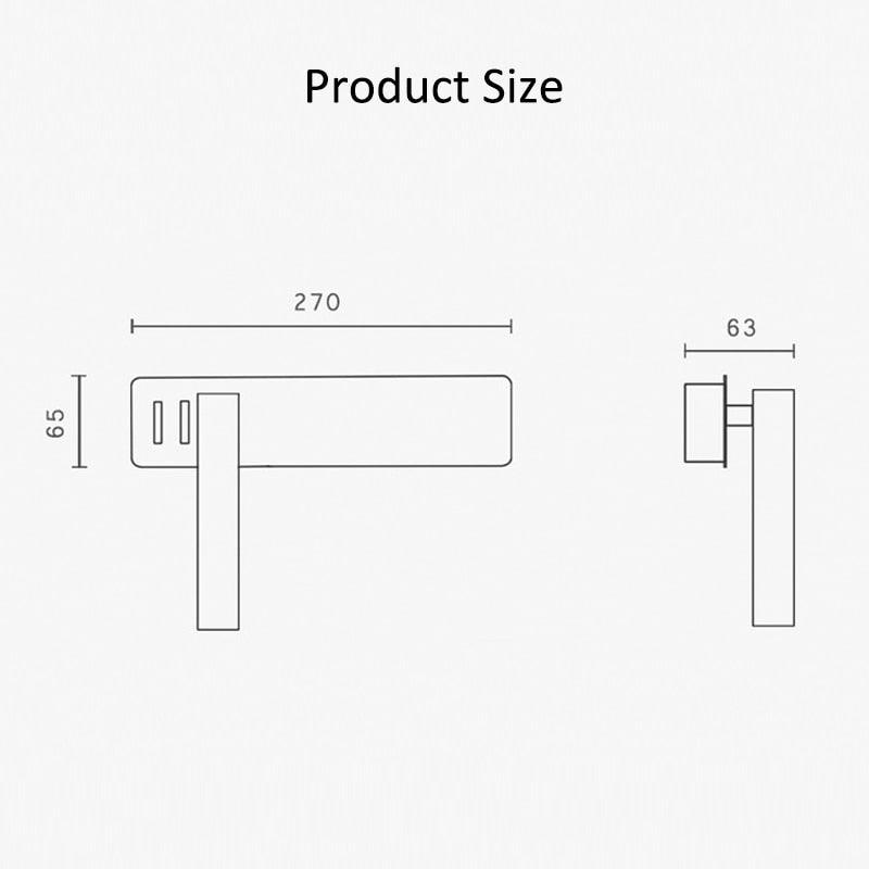 Frendorf | Drehbare LED-Lesewandleuchte für das Bett