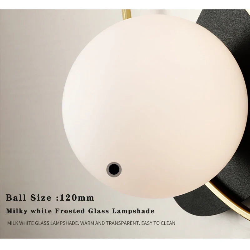 Frendorf | Nordic Golden LED Wandleuchte – 9W G9 Glühbirne Wandleuchte für Schlafzimmer, Wohnzimmer und Badezimmer