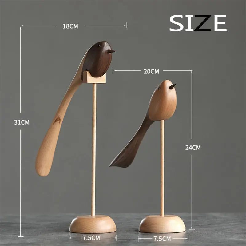 Dänische Holzvögel
