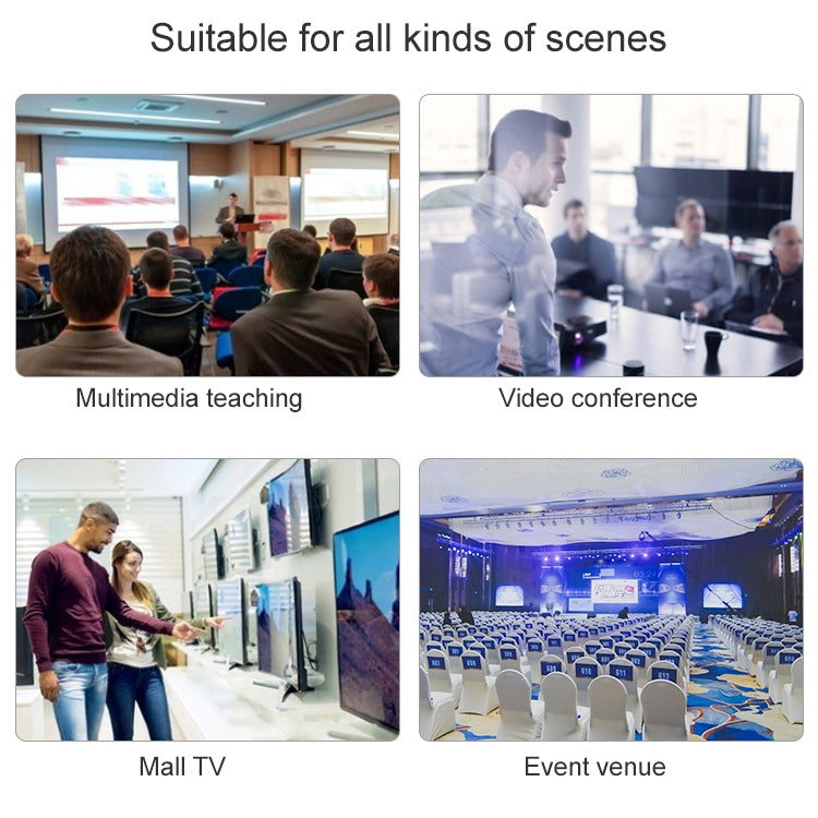 Frendorf | 1 x 8 Full HD 1080P HDMI-Splitter mit Switch, Unterstützung für 3D & 4K x 2K