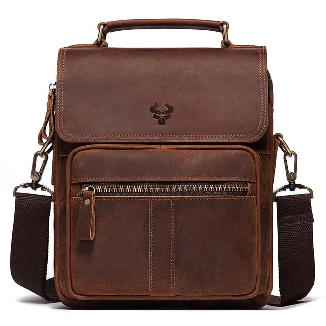 Frendorf | 2018 Herren Echtes Leder Umhängetaschen