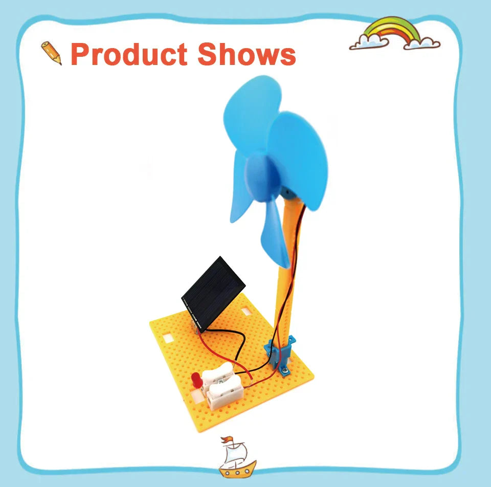 Frendorf | Bildungs-Set für Solar- und Windenergie – Informativ und Spaß beim DIY-Experiment