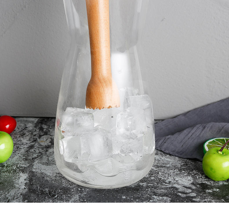 Frendorf | Bar Cocktail Shaker Set - Mint Muddler Wood, Wine Mixing Stick, Cocktail Muddler und Ice Crusher Hammer - Essentielle Barkeeper-Werkzeuge zum Mischen, Muddlen und Zerkleinern - Perfekte Barware für den Heim- oder professionellen Gebrauch