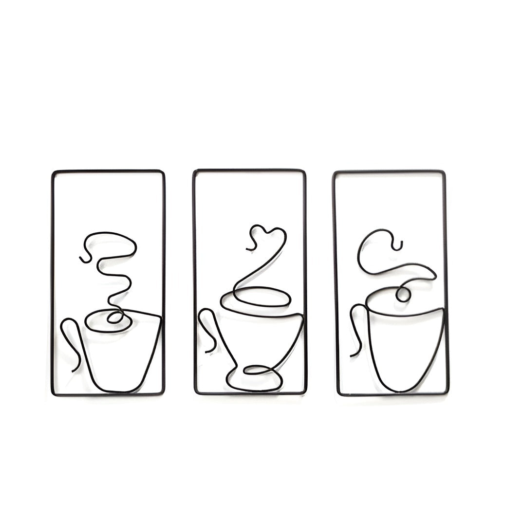 Frendorf | Brewtiful Cups – Ästhetische Kaffeetassen-Wandkunst aus Eisen