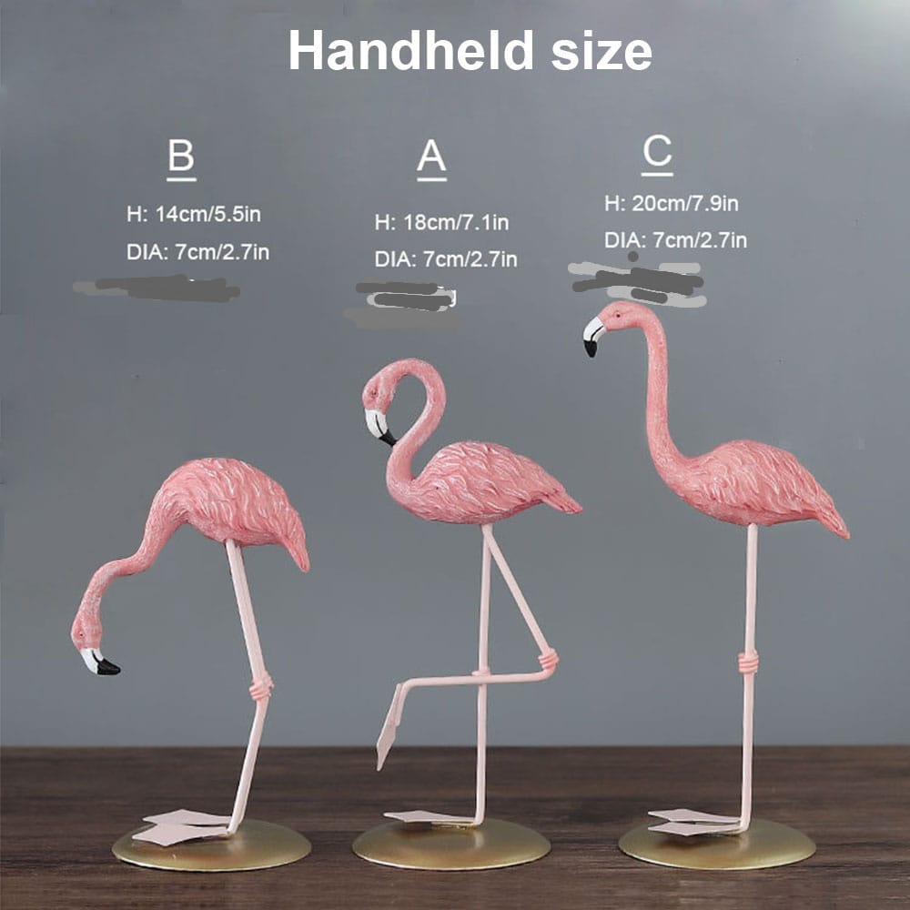 Frendorf | 3-teiliges Flamingo Ornament Set