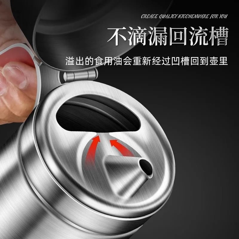 Edelstahl-Ölkrug/-spender