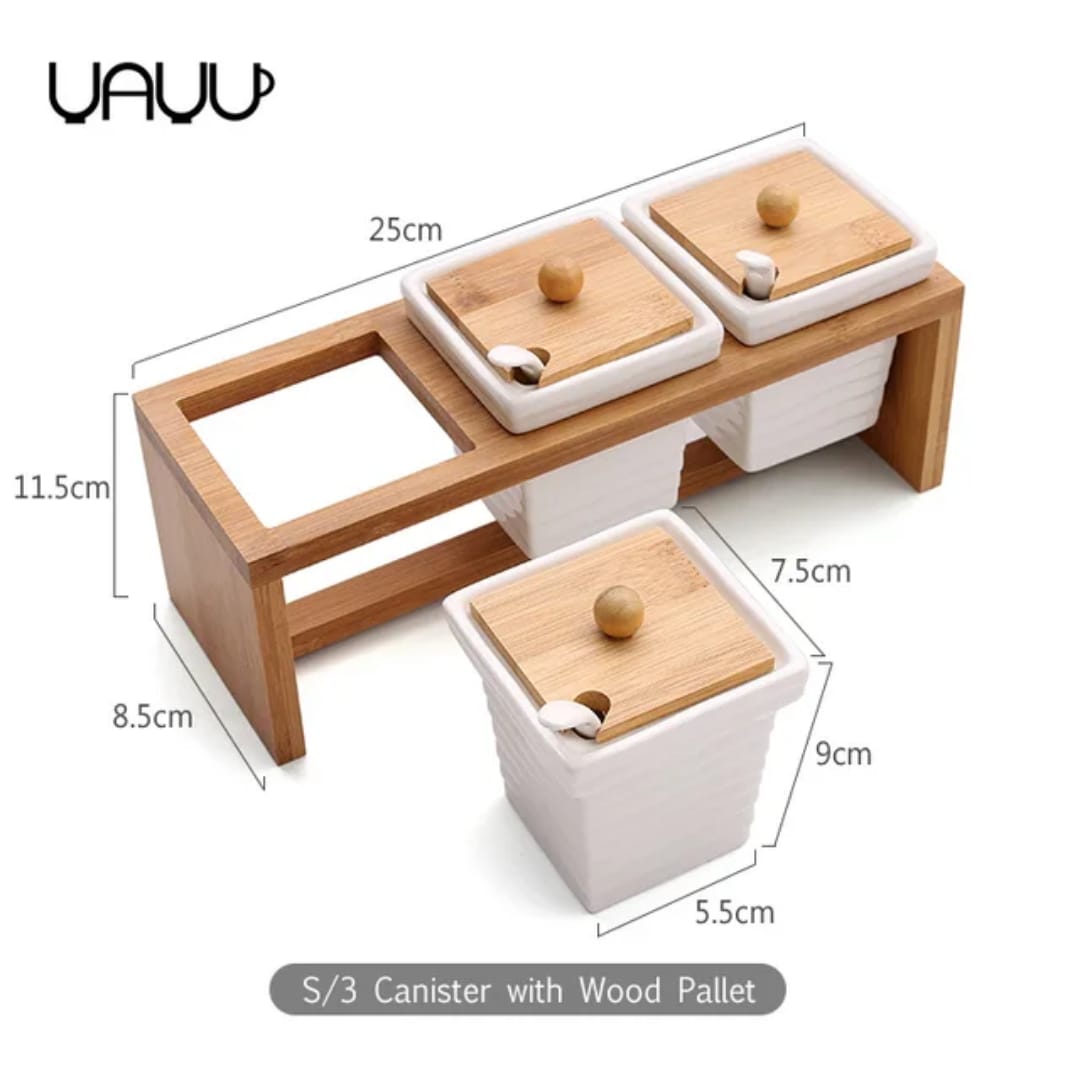 Frendorf | 3-teiliges Keramik-Behälter-Set