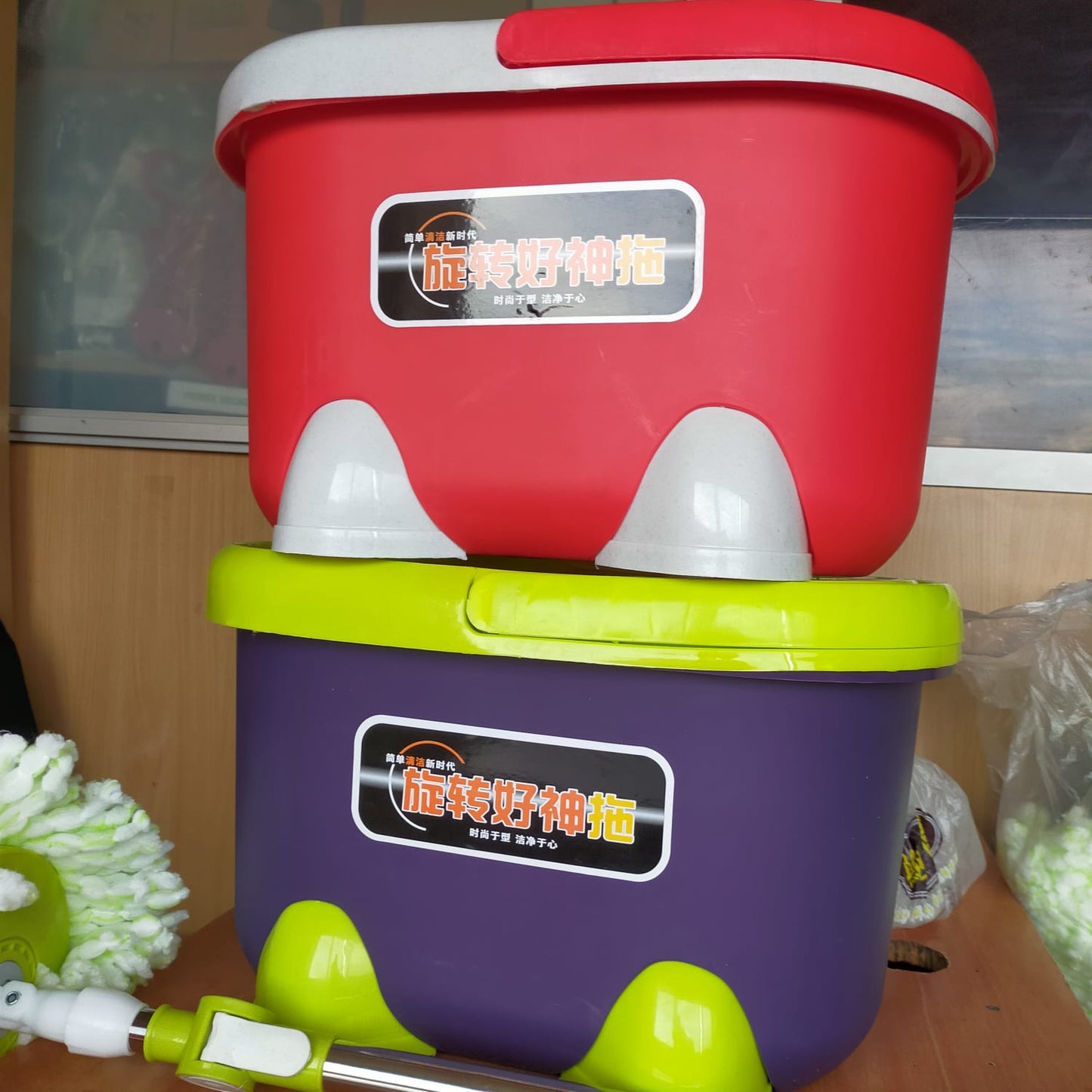 Frendorf | 360 drehendes Heavy-Duty Mop Bucket Set