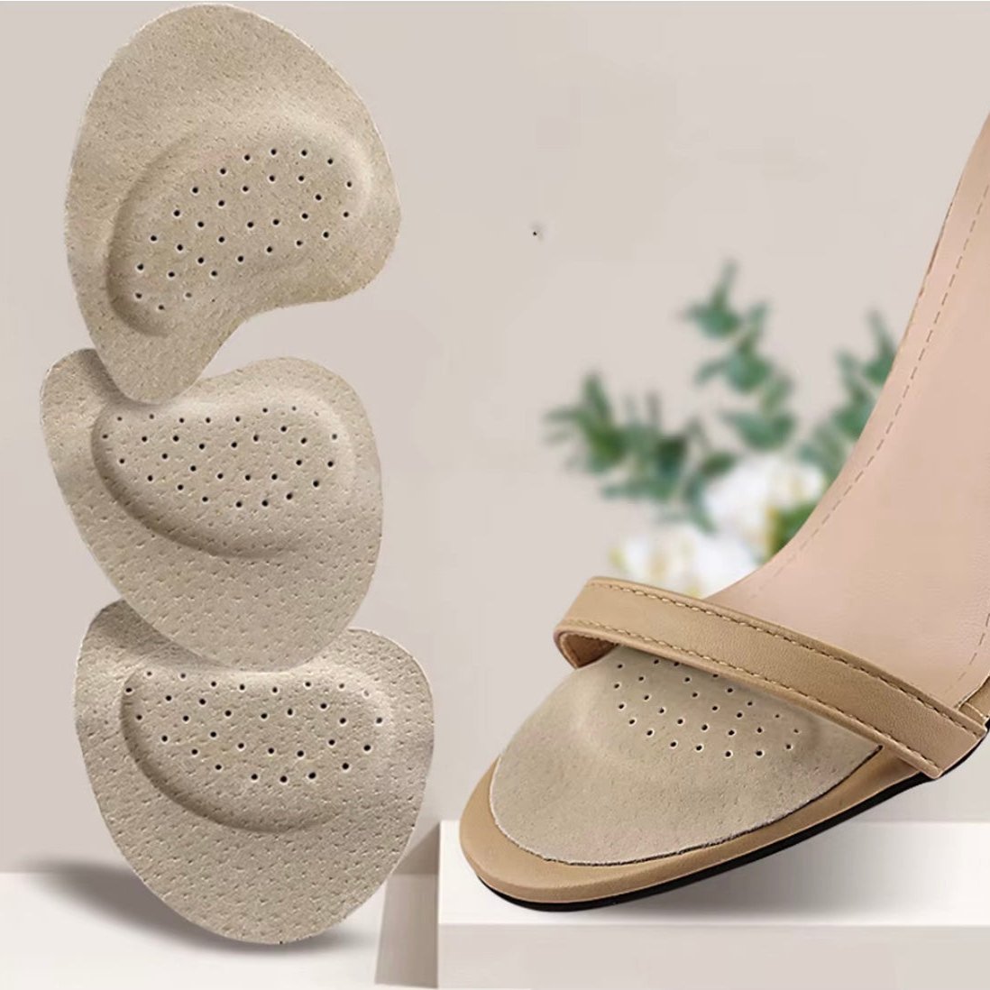 Frendorf | Anti-Rutsch-Fußpolster für Sandalen – Schmerzlinderung für Damen