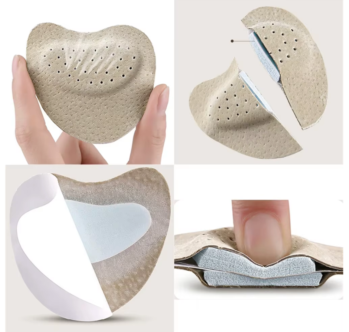 Frendorf | Anti-Rutsch-Fußpolster für Sandalen – Schmerzlinderung für Damen