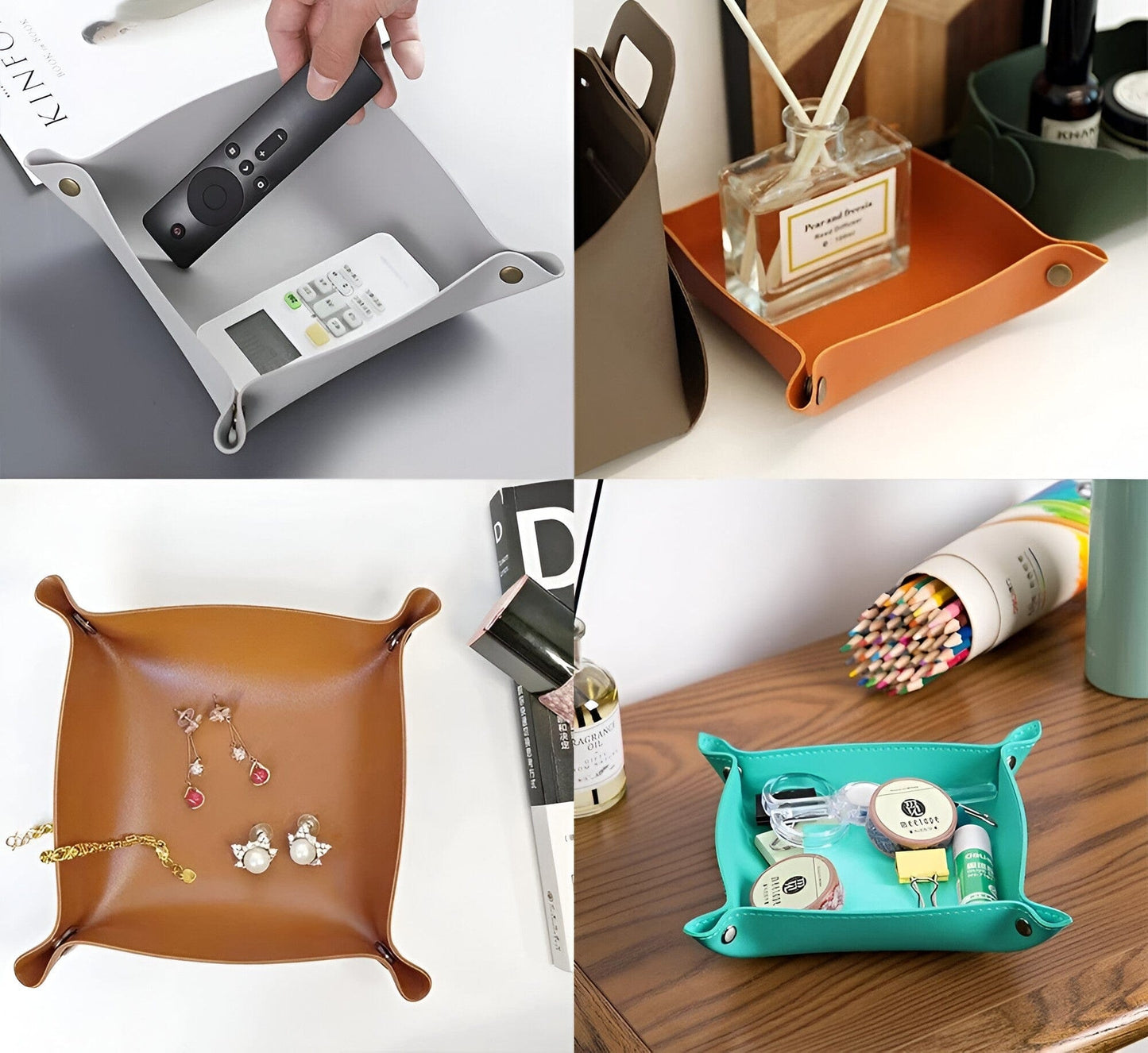 Frendorf | Lederablage Auffangbehälter Aufbewahrungsbox