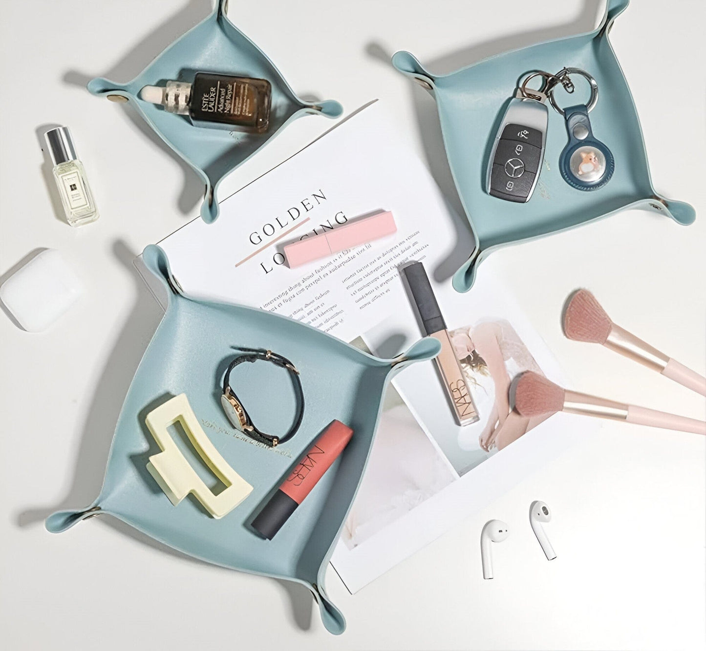 Frendorf | Lederablage Auffangbehälter Aufbewahrungsbox