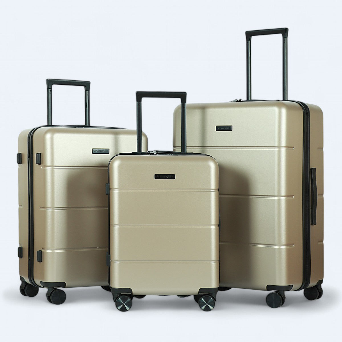 Frendorf | 3-teilige Hartschalen-Kofferset – Atlas Explorer