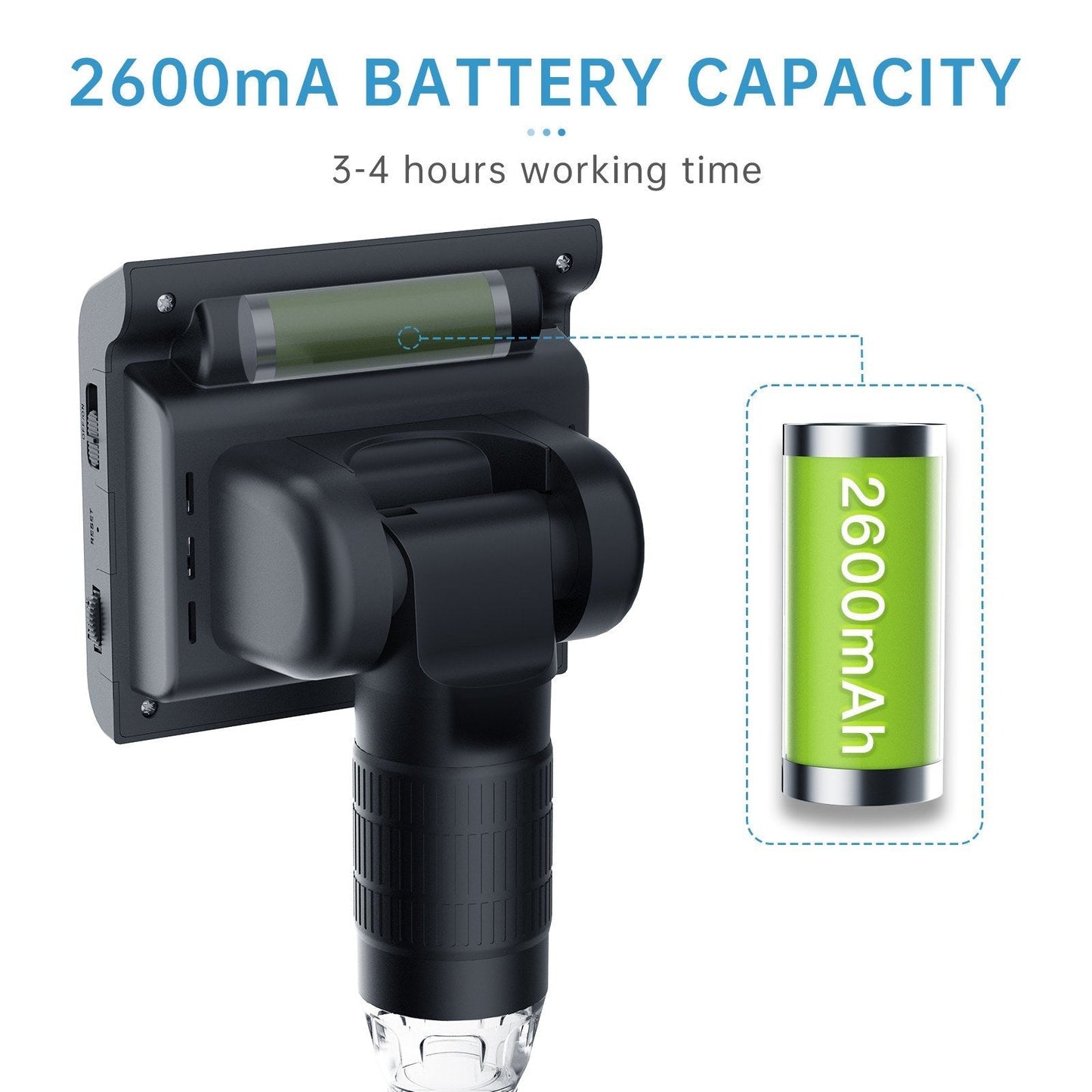 1080P 1000X Digitale Mikroskop Kamera mit 2,4 Zoll LCD Display