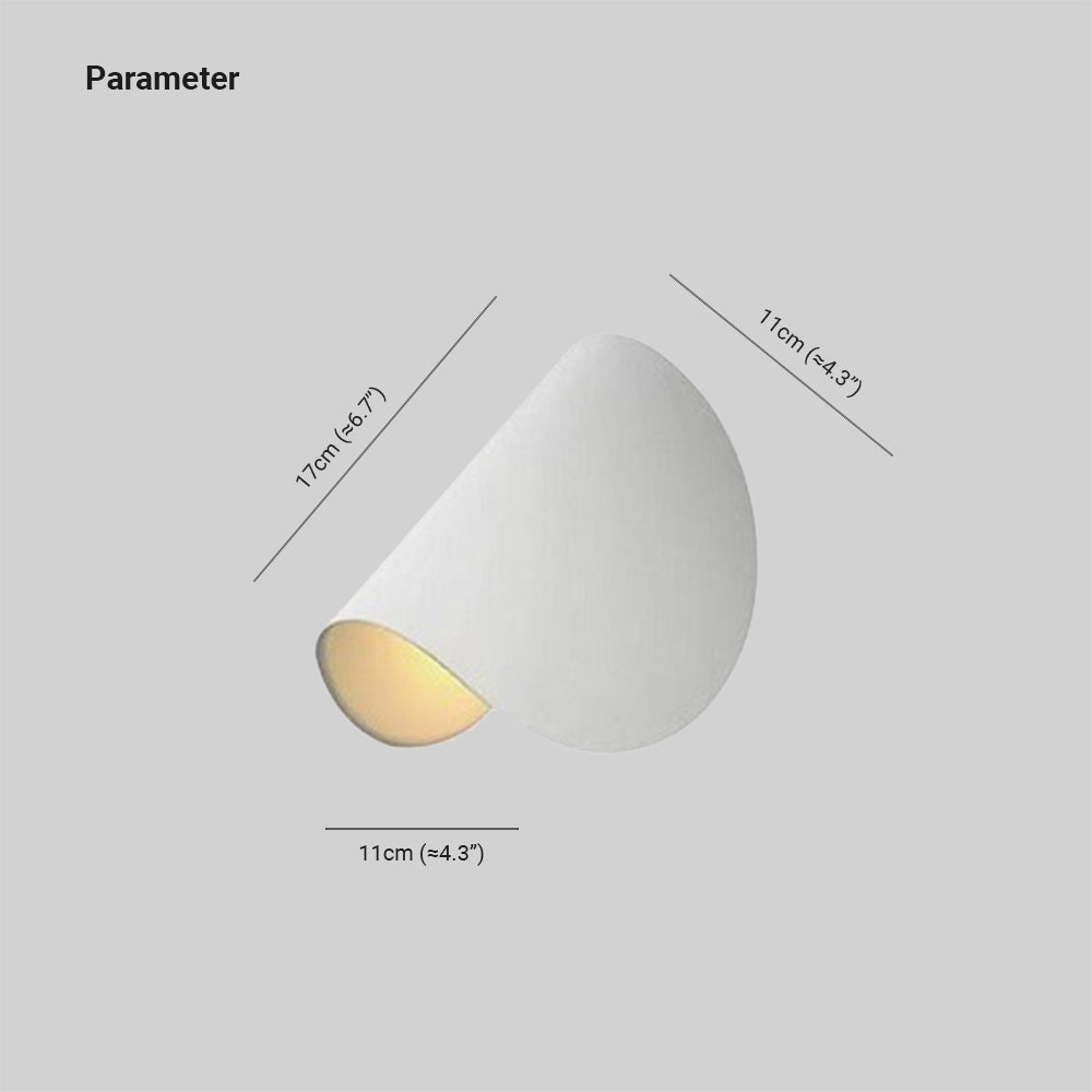 Eveline Modern Geometric LED 4 Color Wall Light Indoor/Outdoor Metal