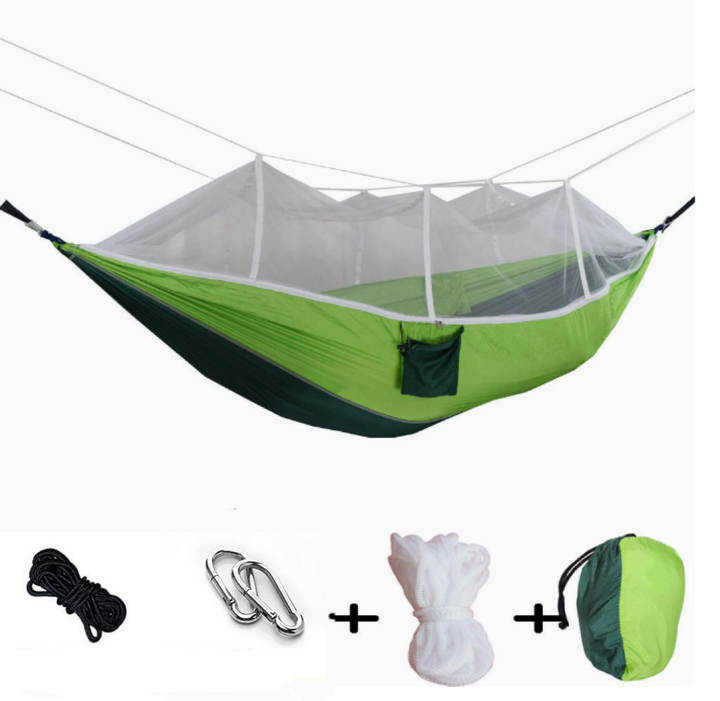 Frendorf | Nomaterra Hängematte | Mit Moskitonetz & Tarp | Ultraleicht & Wetterfest | Für Outdoor & Trekking