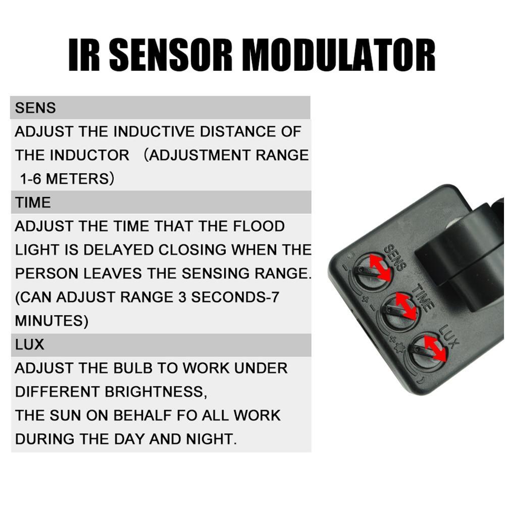 Frendorf | Bewegungsmelder LED Flutlicht 10W 30W 50W 220V Flutlichtsuchlampe IP65 Reflektor Außenbeleuchtung LED Außenstrahler