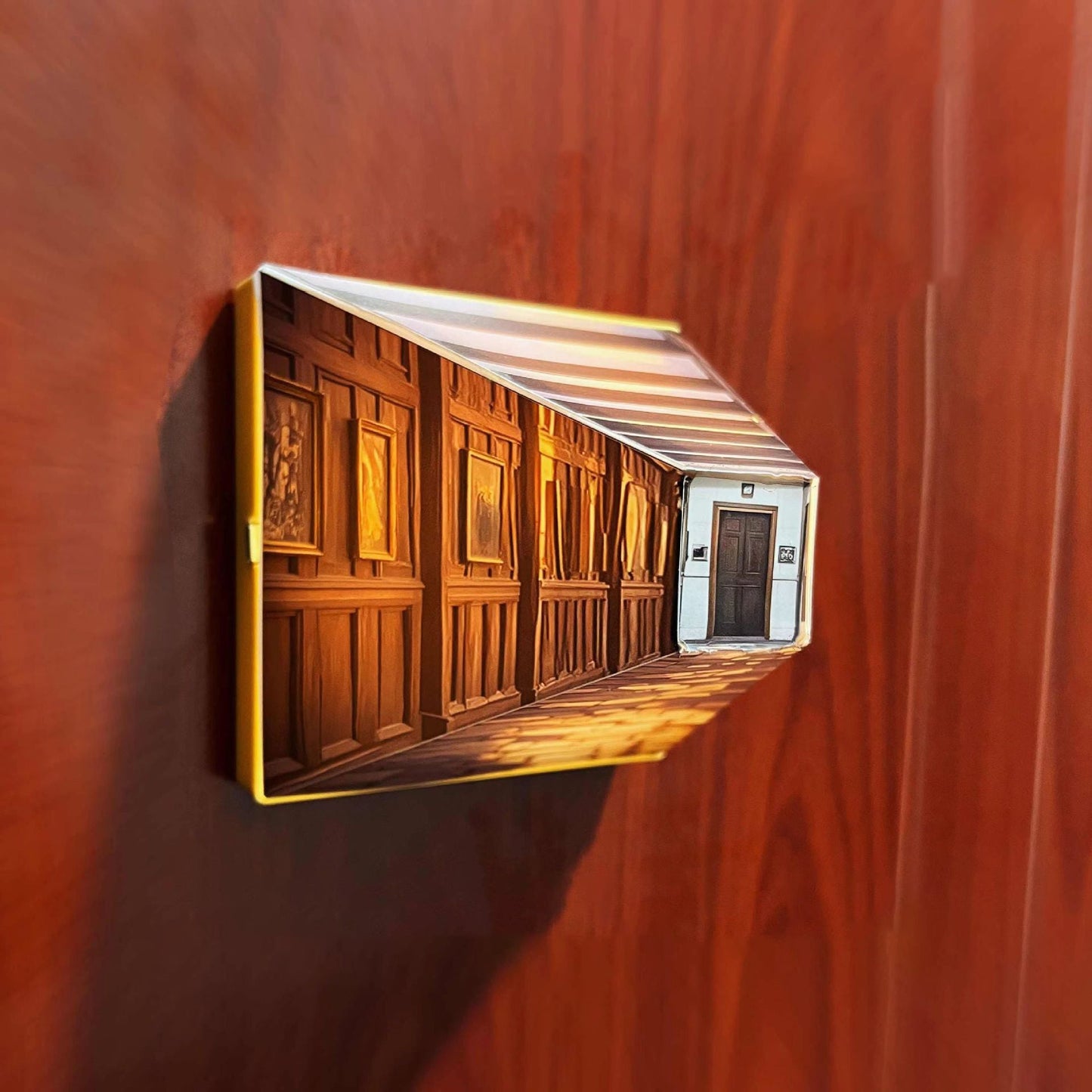 3D Brillenfreie Galerie Optische Täuschung Wandlampe & Nachtlicht