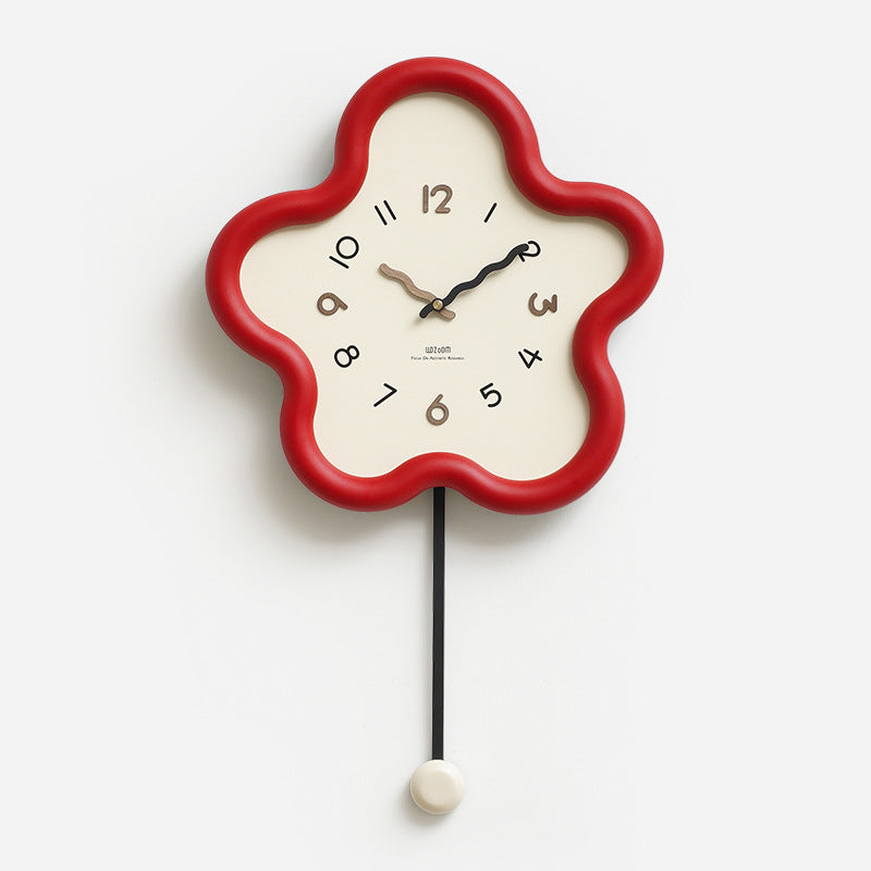 Süße Pendelstille Wanddekoration Uhr