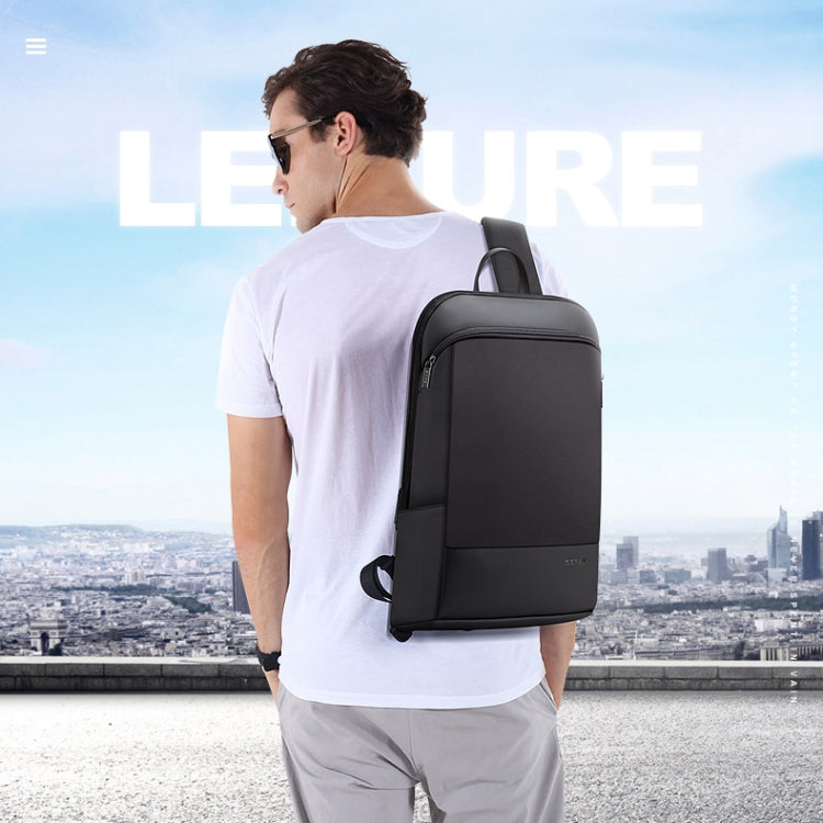 Frendorf | Bopai 851-023331 Ultradünner Diebstahlschutz Wasserfest Rucksack Laptop Tablet Tasche für 14 Zoll und darunter (Schwarz)