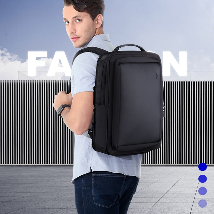 Frendorf | Bopai 751-006551 Große Kapazität Business Casual Atmungsaktive Laptop-Rucksack mit externem USB-Anschluss, Größe: 30 x 12 x 44cm(Schwarz)
