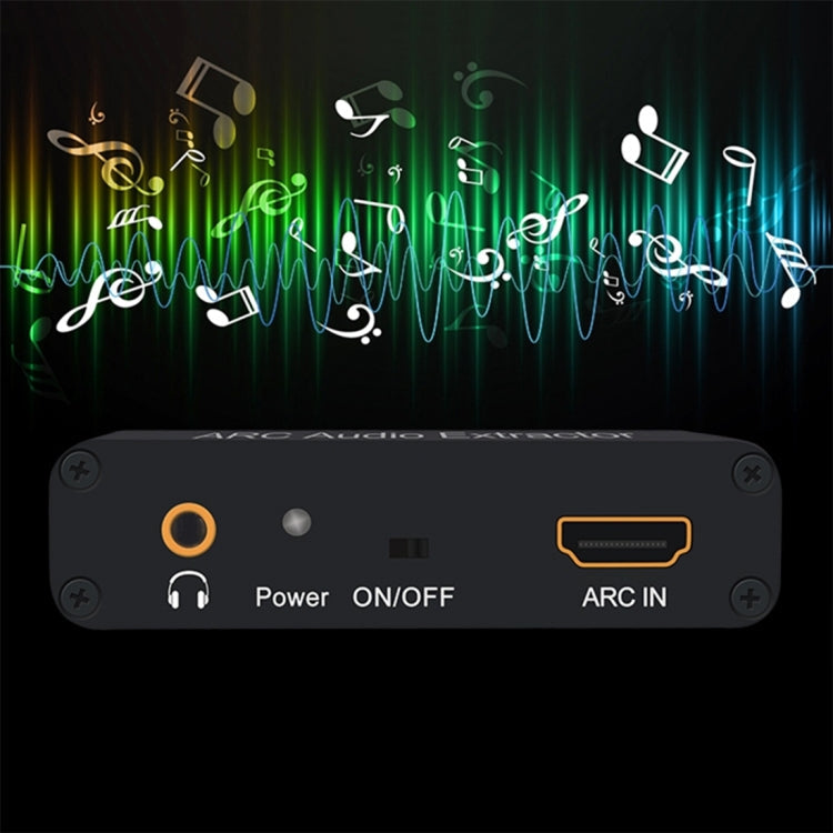 Frendorf | 192KHz ARC Audio Extractor HDMI ARC zu SPDIF + Koaxial + L/R Converter Audio Rückkanal Adapter