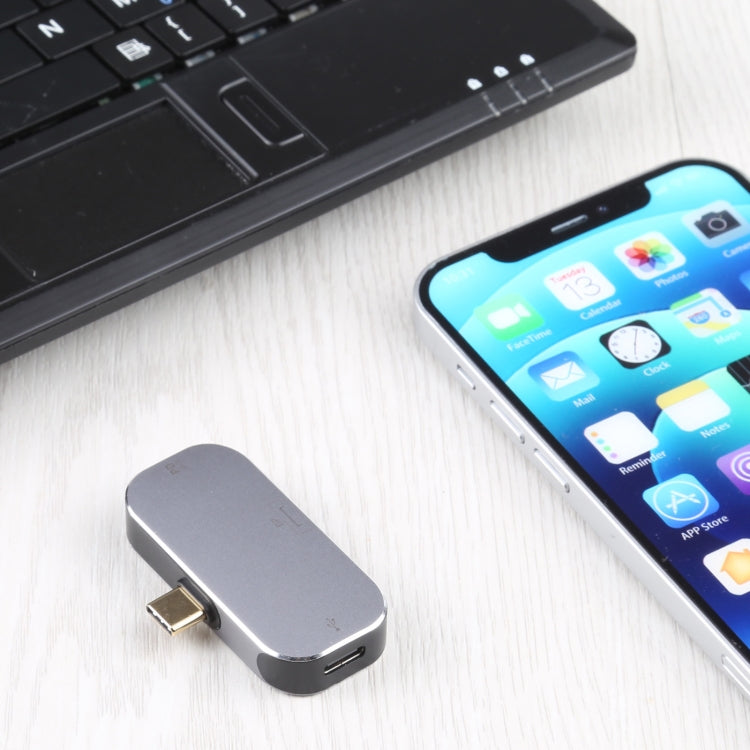 Frendorf | 3 in 1 USB-C / Type-C Stecker zu Dual USB-C / Type-C + DP Buchse Adapter