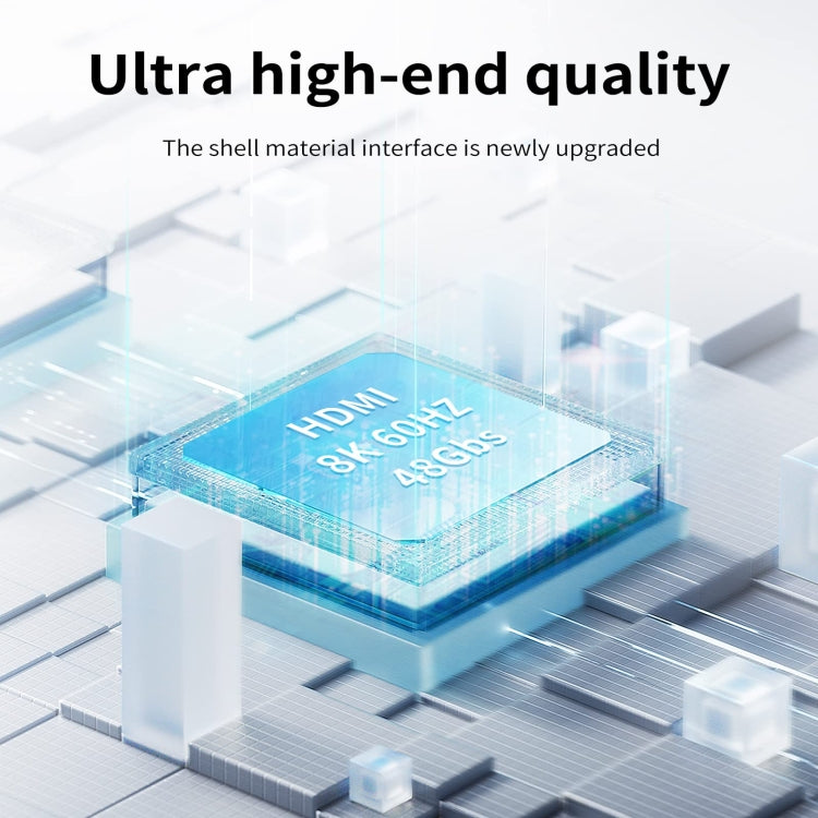 Frendorf | 3-Port HDMI 8K Switcher Selector Box mit Pigtail-Kabel (Schwarz)