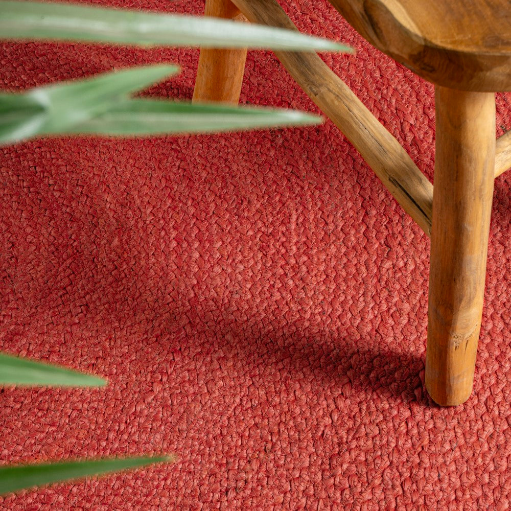 Geflochtener runder Jute-Teppich „Coastal Cottage“