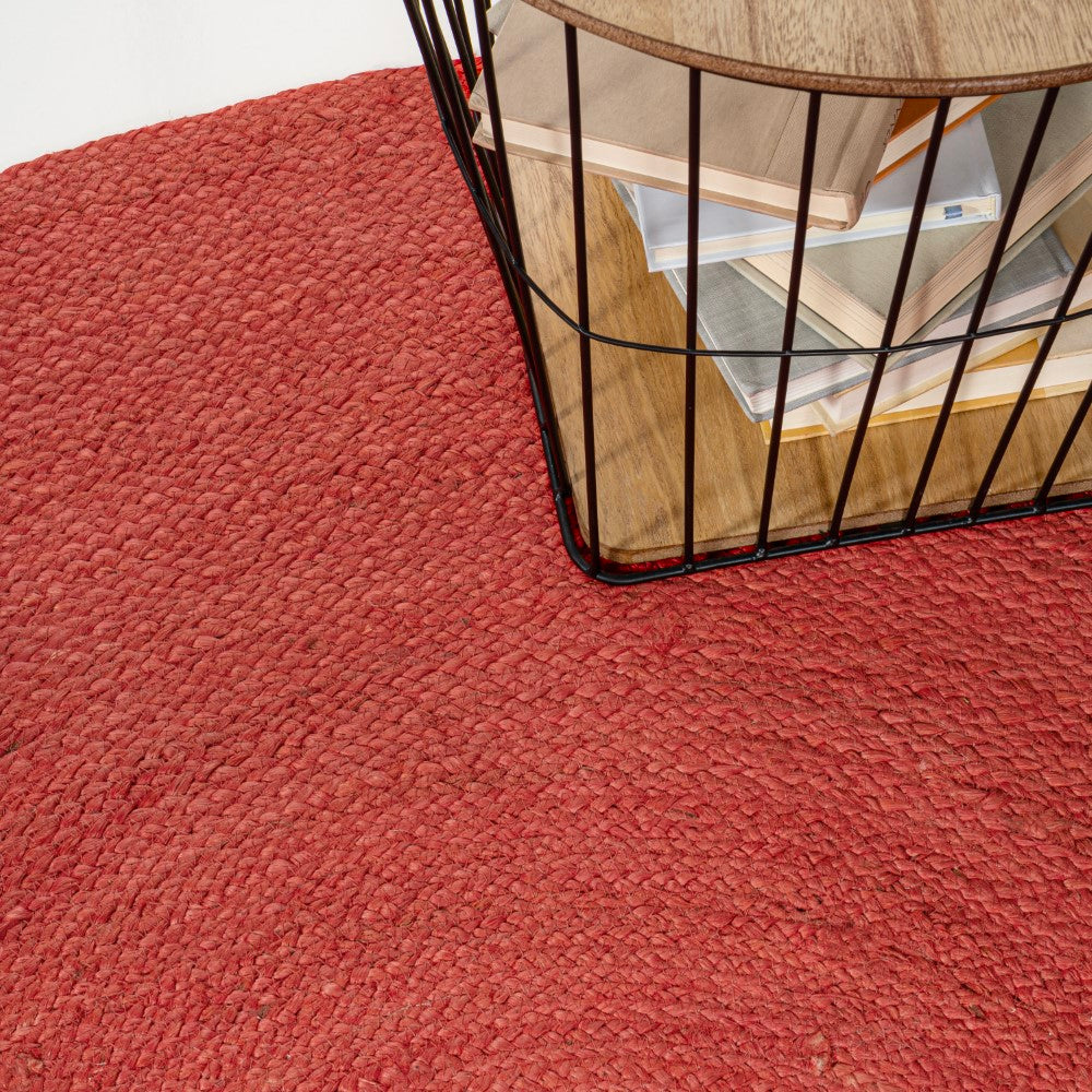 Geflochtener runder Jute-Teppich „Coastal Cottage“