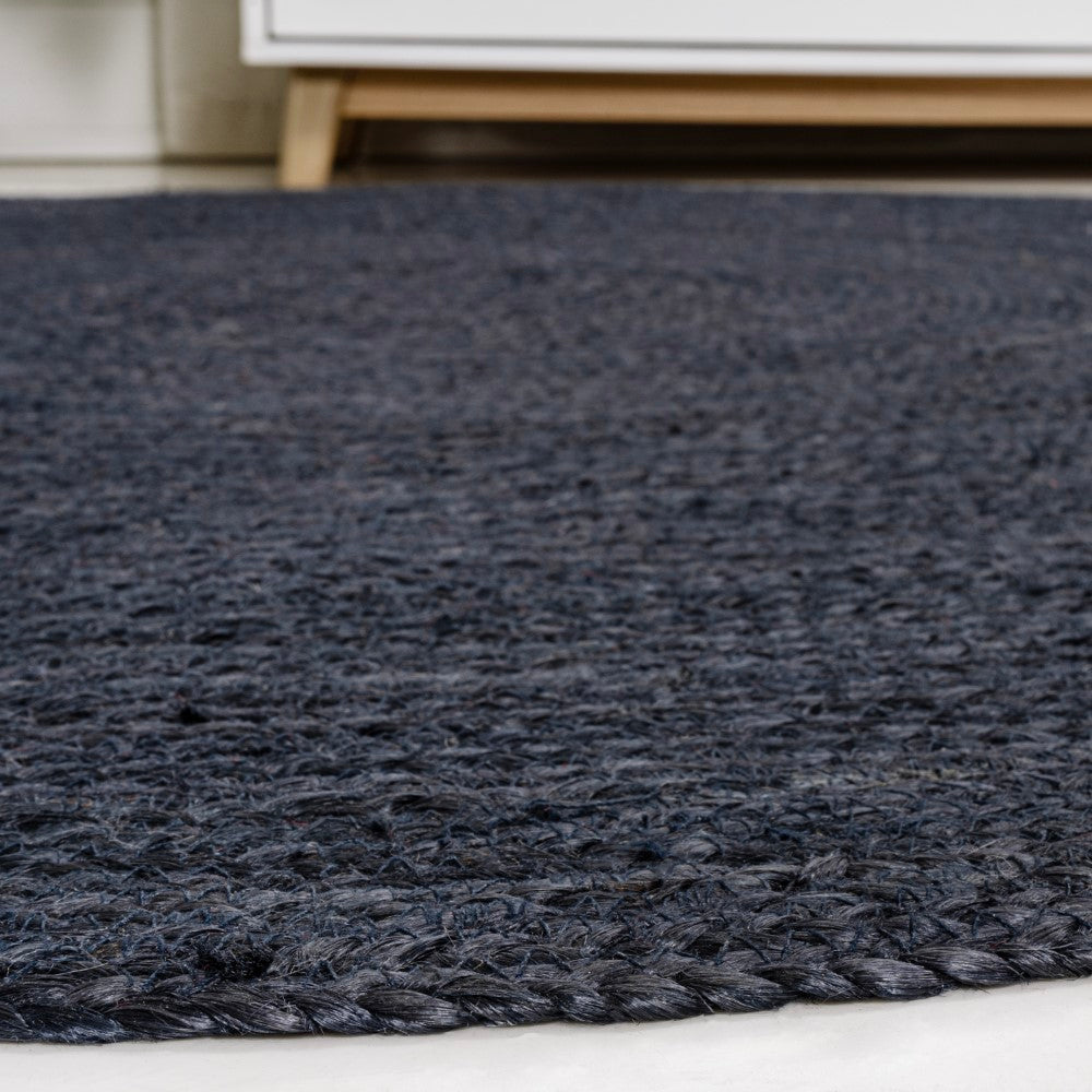 Geflochtener runder Jute-Teppich „Coastal Cottage“