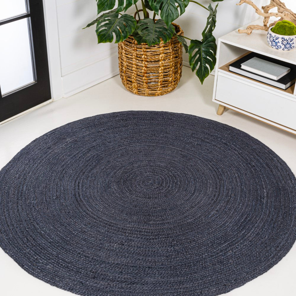 Geflochtener runder Jute-Teppich „Coastal Cottage“