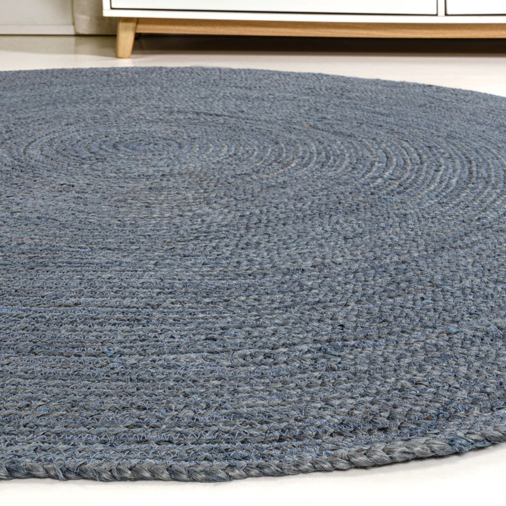 Geflochtener runder Jute-Teppich „Coastal Cottage“