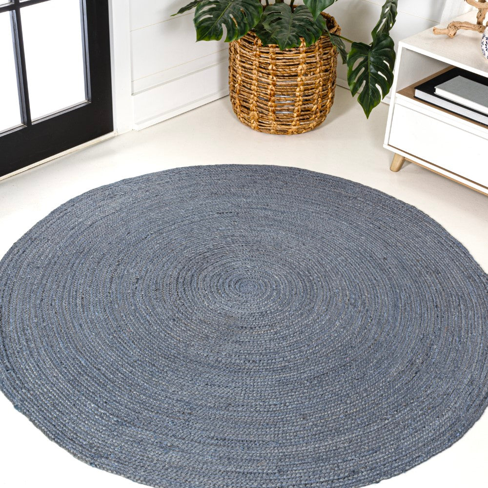 Geflochtener runder Jute-Teppich „Coastal Cottage“