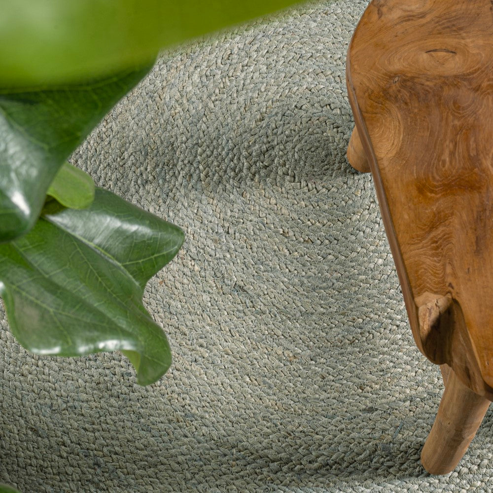 Geflochtener runder Jute-Teppich „Coastal Cottage“