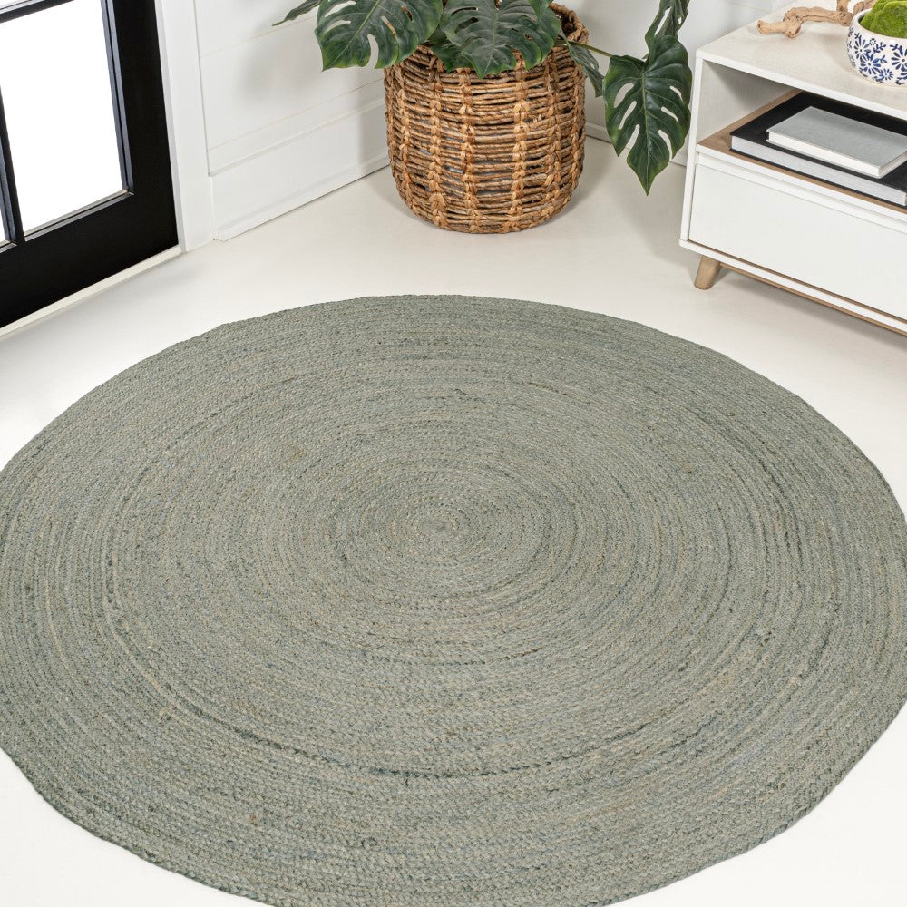 Geflochtener runder Jute-Teppich „Coastal Cottage“