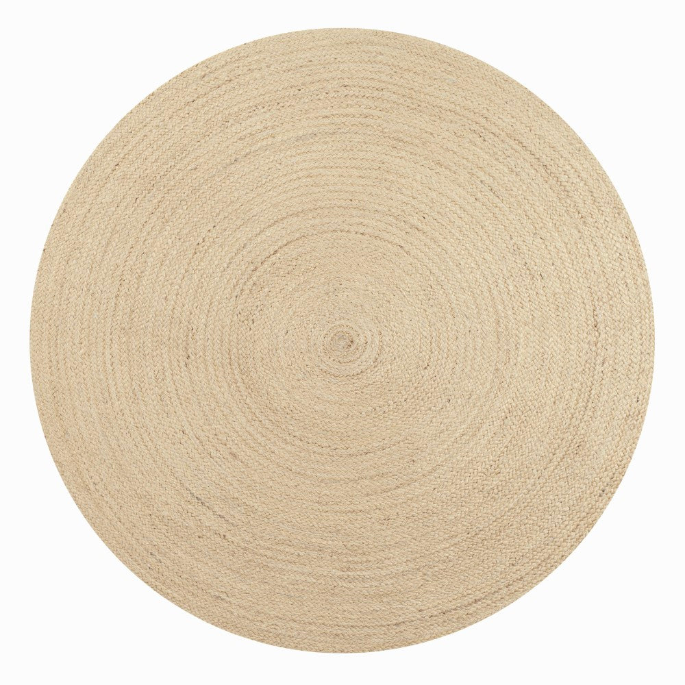 Geflochtener runder Jute-Teppich „Coastal Cottage“