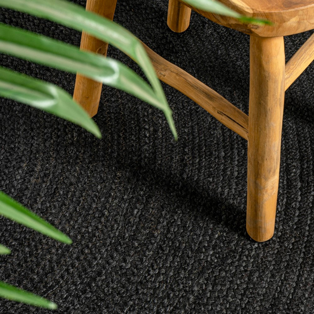 Geflochtener runder Jute-Teppich „Coastal Cottage“