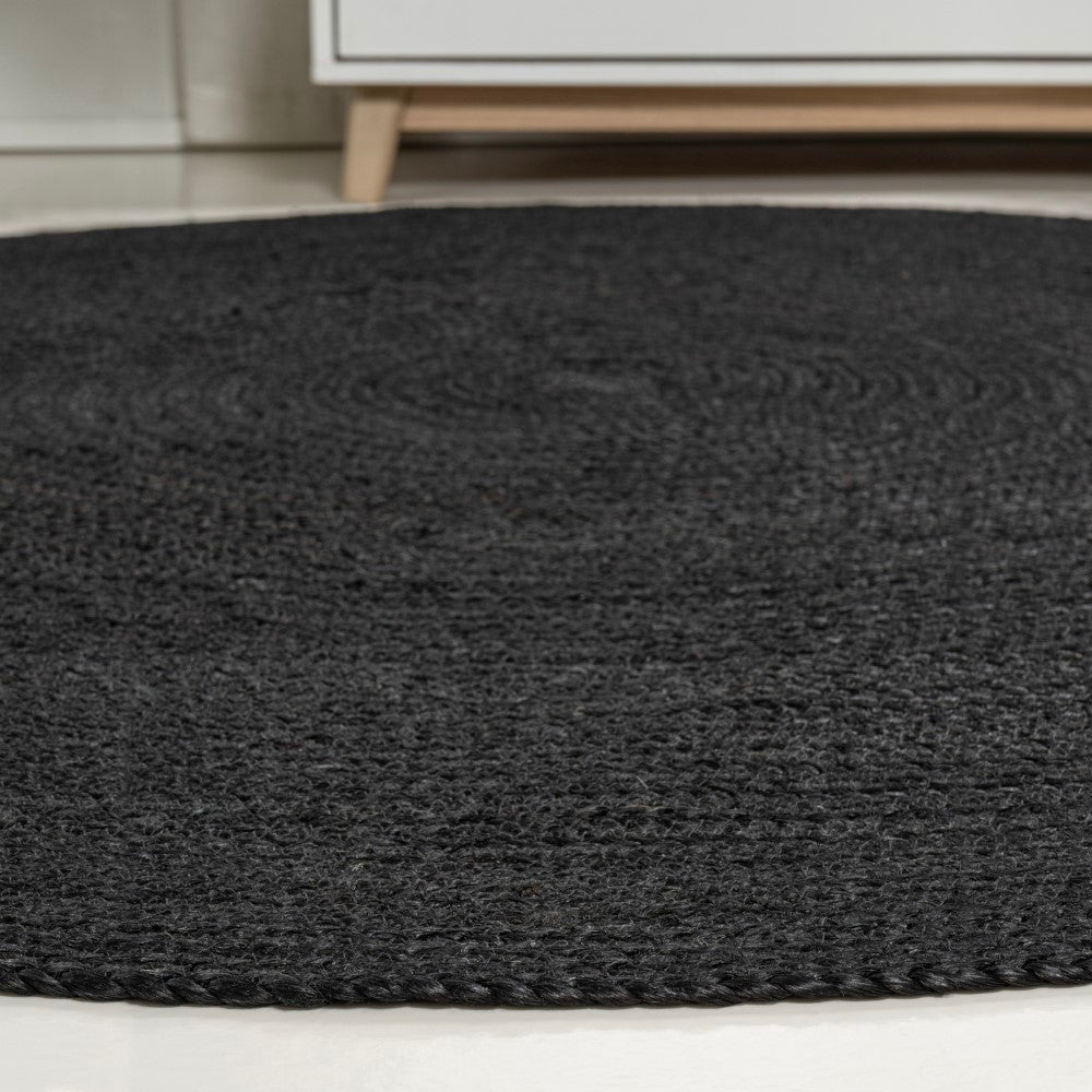 Geflochtener runder Jute-Teppich „Coastal Cottage“