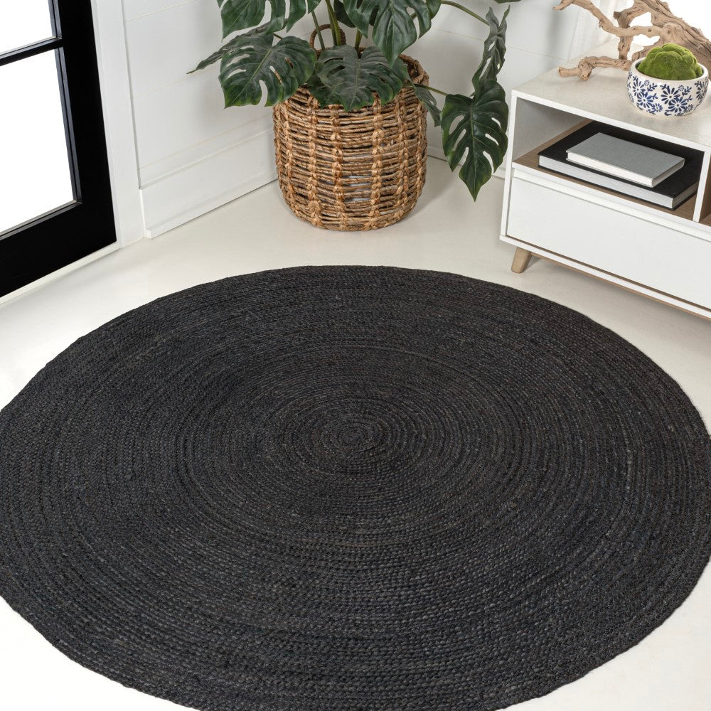 Geflochtener runder Jute-Teppich „Coastal Cottage“